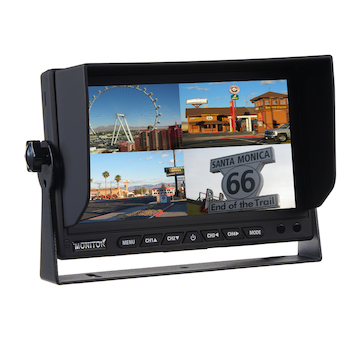 AHD monitor 7 s kvadrátorem a s 4x4PIN vstupy, STM SV702QAHD