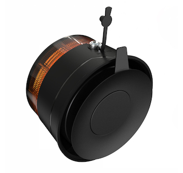 AKU LED maják, 30x0,7W oranžový, magnet, ECE R65 R10, WLBAT313