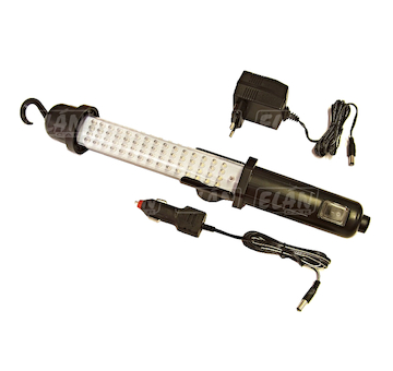Akumulátorová LED pracovní lampa LED807A (60 diod, kulatá)