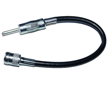 Anténní adaptér ISO -DIN s kabelem 18 cm, STM 66027
