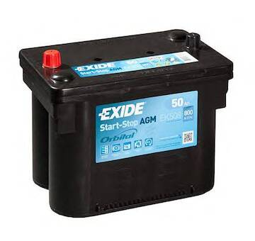 Autobaterie Exide Start_Stop AGM 12V 50Ah 800A EK508