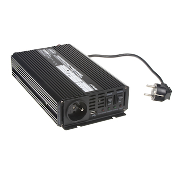 Autonabíječka 12V, 10A + měnič 600W 12, 230V, UPS, 35904