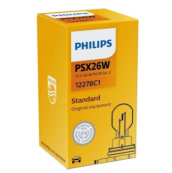 Autožárovka - Philips 12V 26W PSX26W PG18.5d PH 12278C1