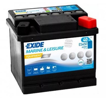 Baterie EXIDE EQUIPMENT GEL 12V 40Ah 450Wh ES450