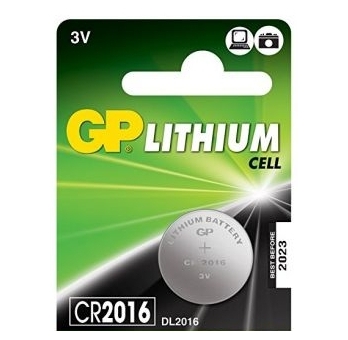 Baterie lithiová - GP CR2016 3V