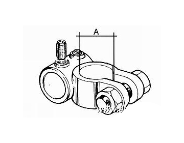 Bateriová svorka - plus BF 15.29