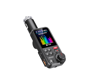 Bluetooth, MP3, FM modulátor bezdrátový s USB, SD portem do CL s TFT LCD, 80561
