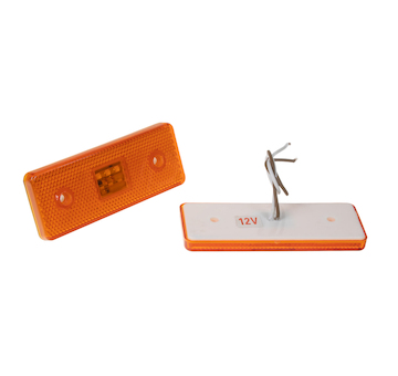 Boční obrysové světlo LED, oranžové 12V, KF660 pár
