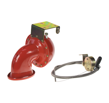 Bull horn siréna 12V, červená, s ovladačem SN-152SW