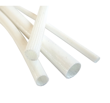Bužírka žáruvzdorná se skelným vláknem 8 x 0,70 mm – bílá