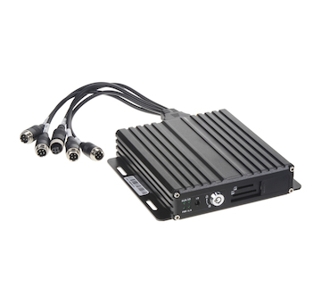 Černá skříňka pro záznam obrazu ze 4 kamer, GPS, 1x slot SD, DVRB41C-1