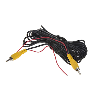 CINCH video kabel, 5m s napájením, 80347A
