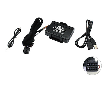 Connects2 - ovládání USB zařízení OEM rádiem Ford 5000, 6000, Jaguar, STM 55USBFO003