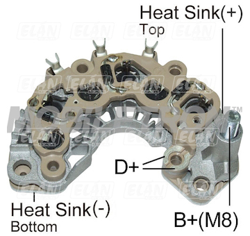 Diodový blok alternátoru Hyundai 37300-23720