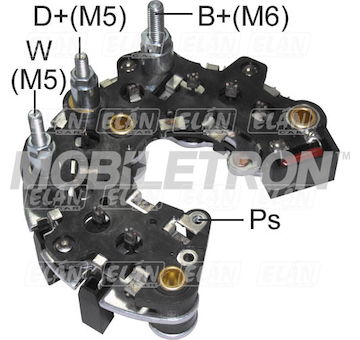 Diodový blok alternátoru Iskra 11.201.597 / 16.903.507