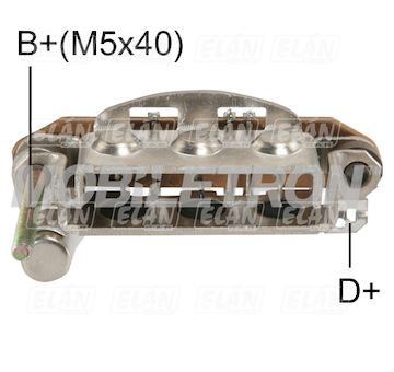 Diodový blok alternátoru Mitsubishi A5T21472 / A860T10770