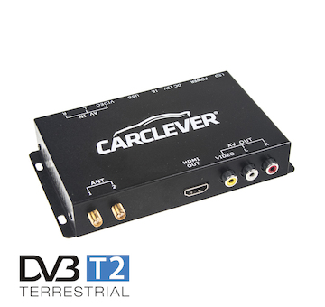 DVB-T2, HEVC, H.265 digitální tuner s USB + 2x anténa, DVB-T04