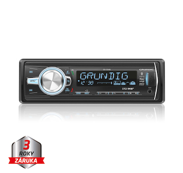 GRUNDIG DAB+, FM autorádio bez mechaniky, Bluetooth, USB, AUX, odním.panel, GX-35AB