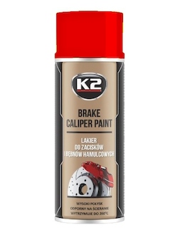 K2 Lak na brzdové třmeny 400 ml ČERVENÝ