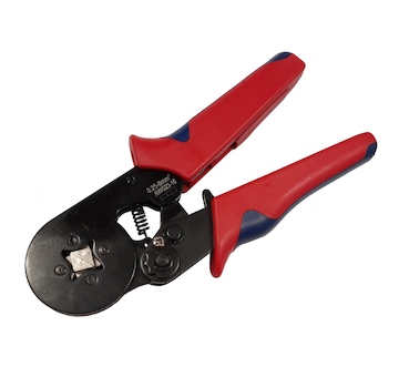 Krimpovací kleště na dutinky – čtyřhranný lis, rozsah 0,25–6 mm2