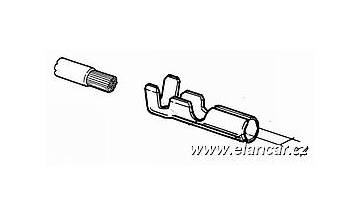 Kulatý konektor neizolovaný 3,7mm samice 10ks