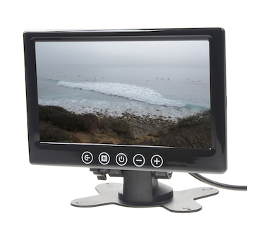 LCD monitor 7 černý na palubní desku, IC-716T