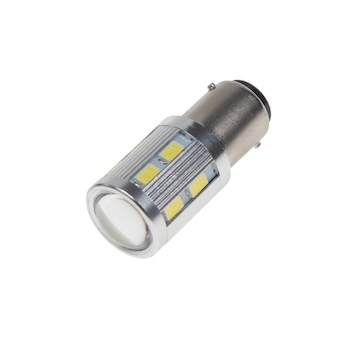 LED BA15d (jednovlákno) bílá, 12-24V, 16LED/5730SMD, STM 95281