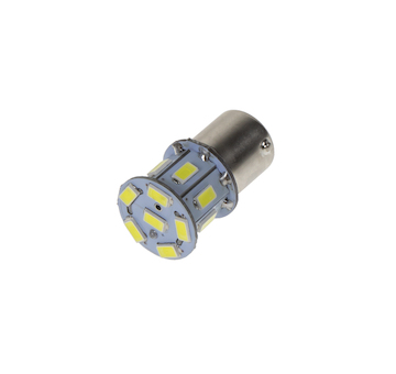 LED BAU15s bílá, 24V, 13LED/5730SMD, 95128/24V