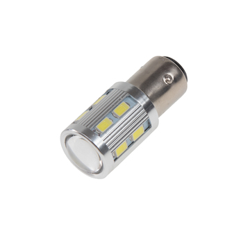 LED BAZ15D bílá, 12SMD + 3W LED 10-30V, 95C-BAZ15D-3