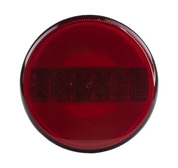 LED lampa zadní koncová, brzdová, 12 - 24V, ECE, o122mm, trl234