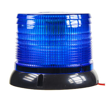 LED maják, 12-24V, modrý, homologace, STM WL62FIXBLUE