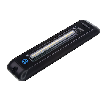 LED osvětlení interiéru, exteriéru ,10-30V, 15W, ECE R10, IP67, černé dotykové, brb207BCT