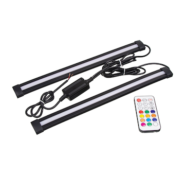 LED osvětlení vnitřní, vnější RGB 12 - 24V, RF ovladač, 2 pásky, 95RGB-SET14