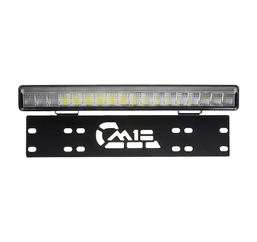 LED rampa s pozičním světlem pod SPZ, 18x3W, 380mm, ECE R112, STM WL-60SPZ