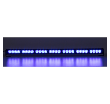 LED světelná alej, 28x LED 3W, modrá 800mm, ECE R10, STM KF756-7BLU