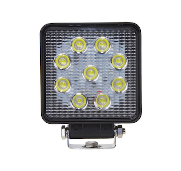 LED světlo hranaté, 9x3W, ECE R10/R23, STM WL-809R23