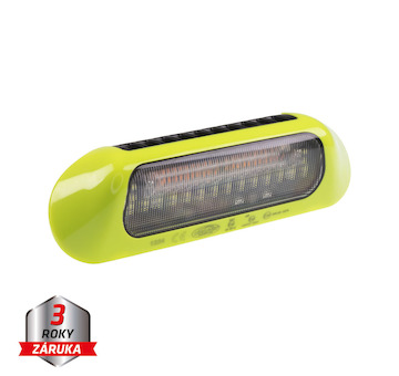 LED světlo nástěnné s výstražným světlem, žluté, 48W, ECE R65, WL-B035Y