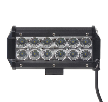 LED světlo obdélníkové, 12x3W, 167x80x65mm, WL-822