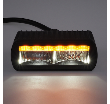LED světlo obdélníkové s oranžovým výstražným světlem, ECE R10, R65, wl-460AA