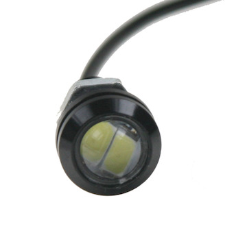 LED světlo pro denní svícení (eagle eye) 18mm, 12V, 3W, bílá, STM 95DRL18W