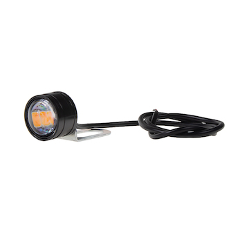 LED světlo směrové 21mm, 12V, oranžová (není vodotěsné), 95DRL20ORA