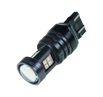 LED T20 (7443) oranžová, 12 - 24V, 15LED, 2835SMD, 95247ORA