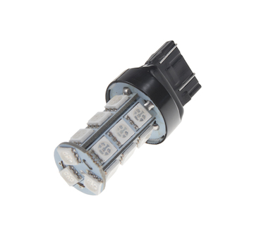 LED T20 (7443) oranžová, 12V, 18LED/3SMD, STM 95241ORA