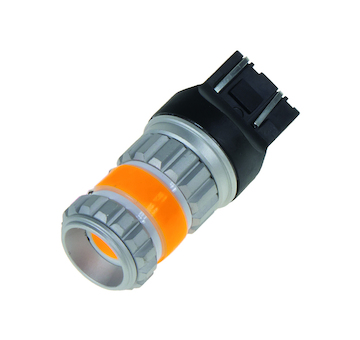 LED T20 (7443) oranžová, COB 360°, 9-60V, 12W, 95246ORA