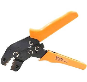 Lisovací kleště na neizolované konektory (Faston) – rozsah 0,5–2,5 mm2