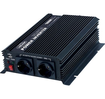 Měnič napětí 12V - 230V 1200W s USB