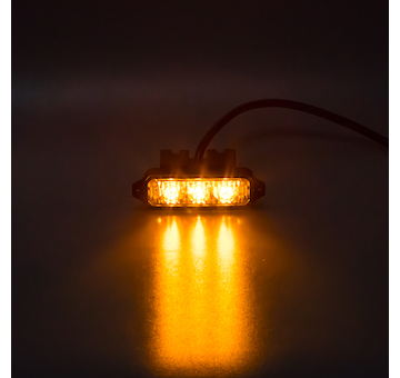 MINI Predator 3x1W LED, 12 - 24V, oranžový, ECE R10, KF003HD