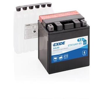 Motobaterie EXIDE Maintenance Free 12V 12Ah 210A ETX14AH-BS