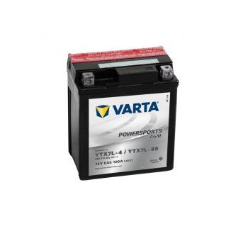 Motobaterie Varta AGM 12V 6Ah 506014005 / YTX7L-4 / YTX7L-BS