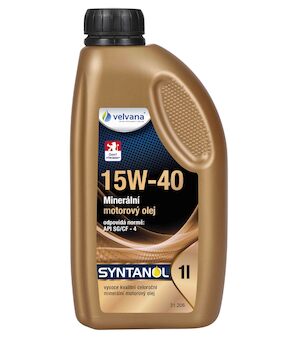Motorový olej Velvana Syntanol 15W-40 1 l, Minerální ochrana 31.206